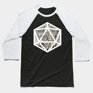 D20 Decal Badge - Chaotic's Heart Baseball T-Shirt